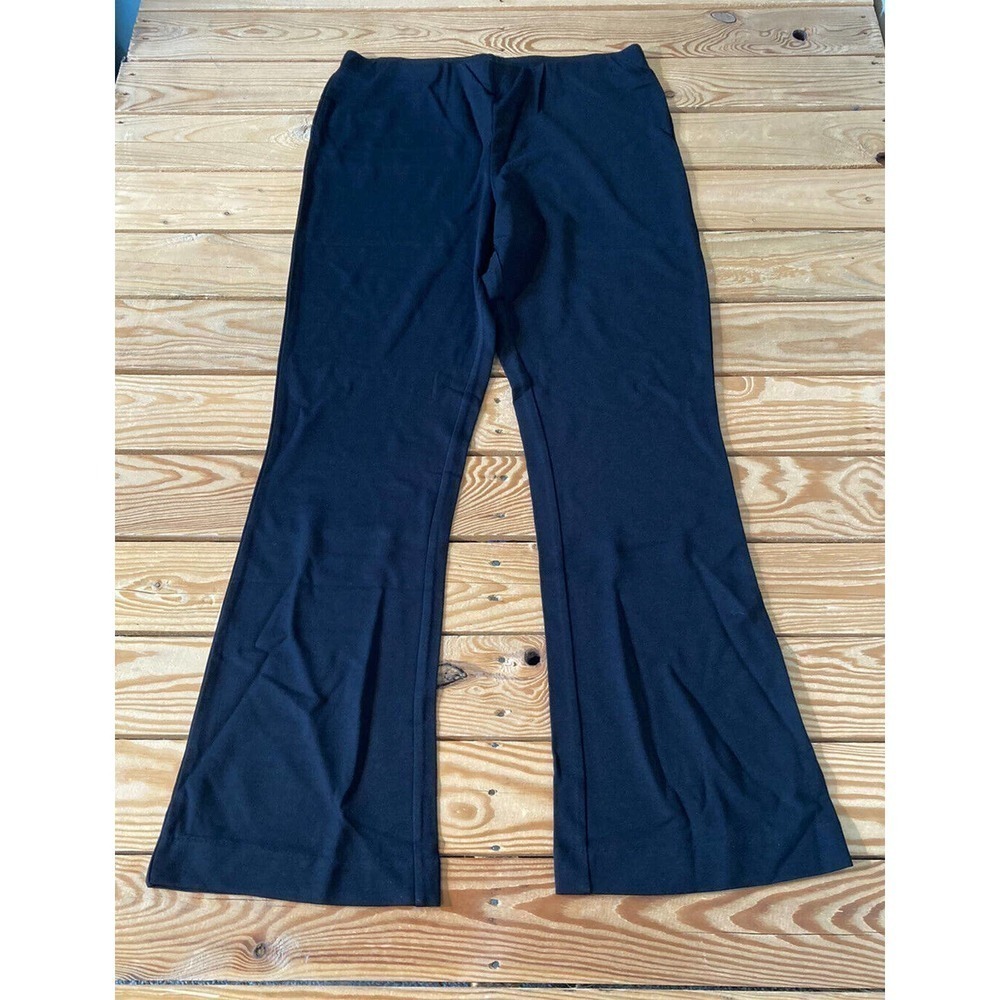 NEW Joan Rivers Full Length Bootcut Pants Size Small Women’s Black Pull On